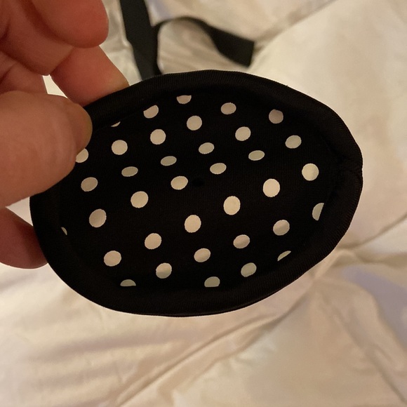 Polka Dot Polyurethane Bottle Bag, “D” Monogram, and Waterproof Cosmetic Tote - Picture 5 of 16